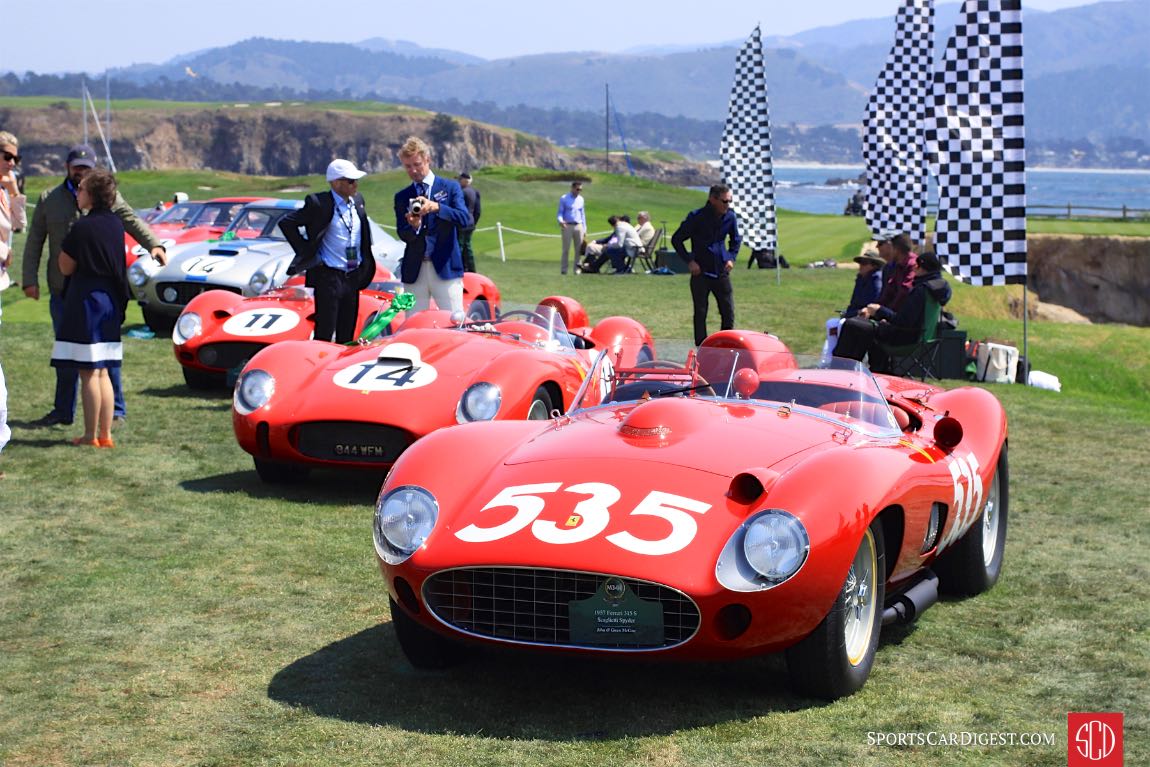 1957 Ferrari 315 S Scaglietti Spider chassis 0684 won the 1957 Mille Miglia driven by Piero Taruffi; 0684 is the only remaining example of the Ferrari 315 S