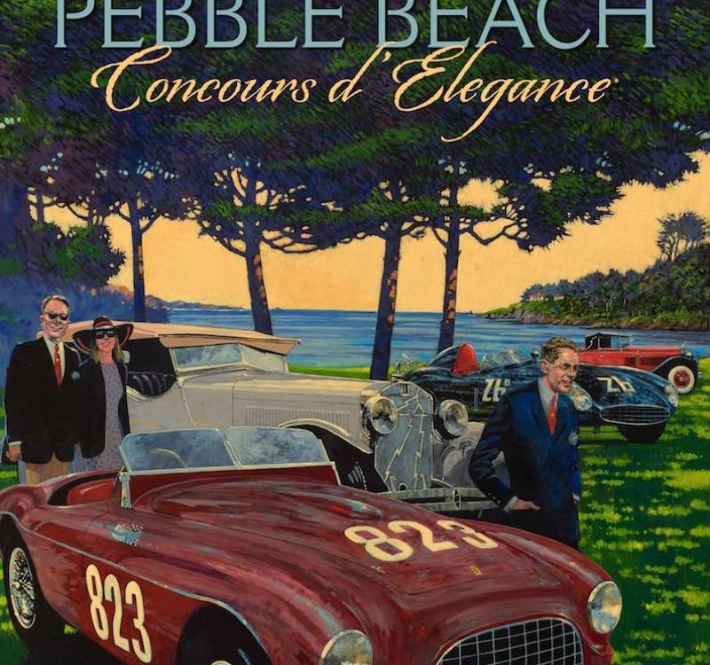 2017 Pebble Beach Concours Poster Art