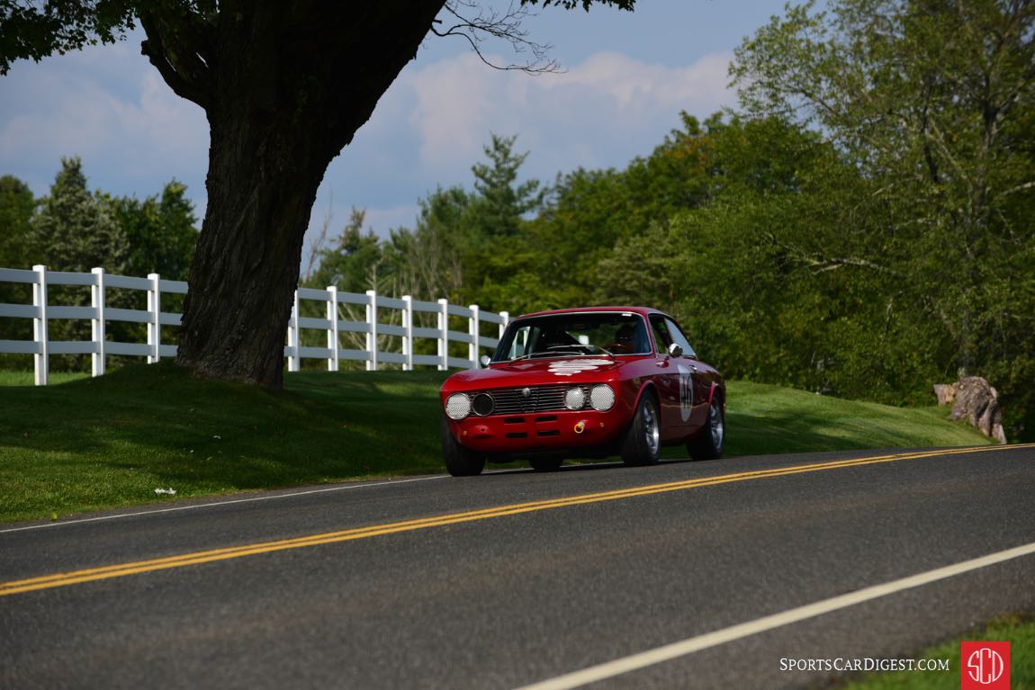 Parade of Race Cars. Michael Donnelly- 1974 Alfa Romeo GTV. Michael Casey-DiPleco