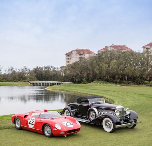1929 Duesenberg J/SJ Convertible and 1963 Ferrari 250/275P Deremer Studios LLC