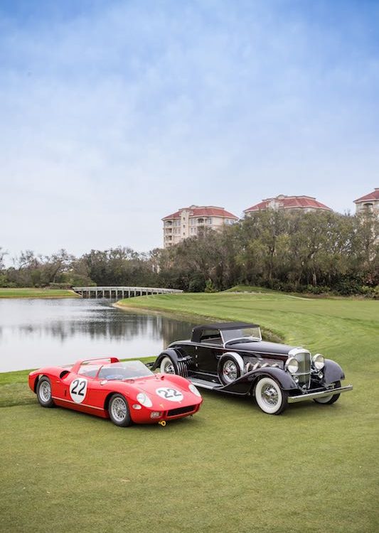 1929 Duesenberg J/SJ Convertible and 1963 Ferrari 250/275P Deremer Studios LLC