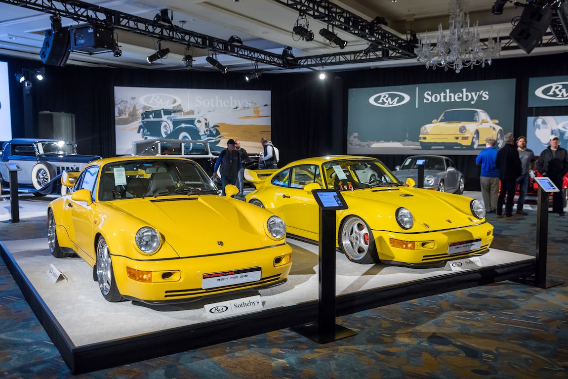 Porsche 964 Collection at RM Sotheby's Auction (photo: DeremerStudios.com) Deremer Studios LLC