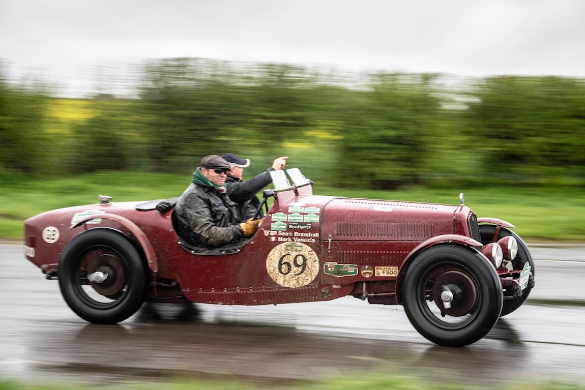 Car 69. Sean Bramhall (GB) / Mark Venezia (GB) 1936 Triumph Gloria Special
