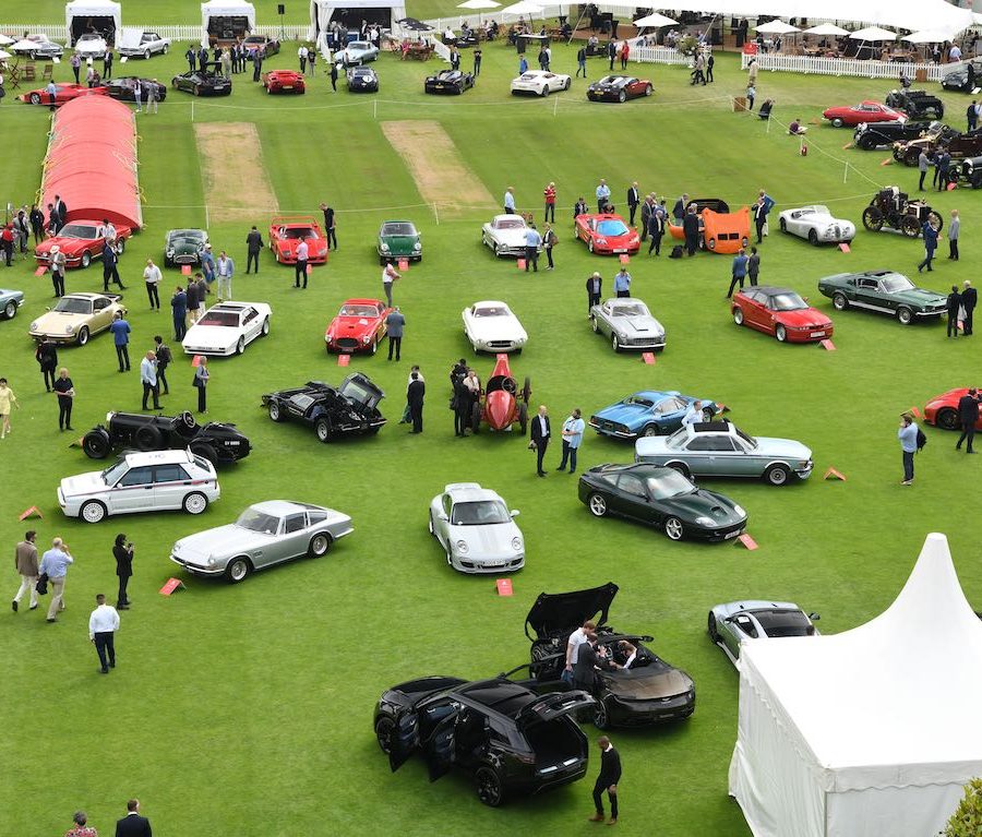 London Concours aerial view TIM SCOTT