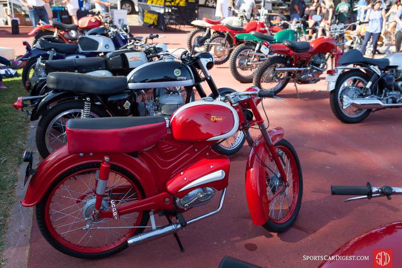 Several unique and rare motorcycles on display