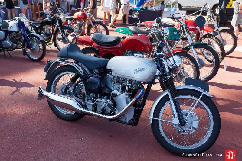 Several unique and rare motorcycles on display