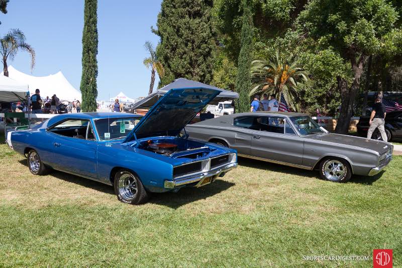 (L-R) 1969 Dodge Charger, 1966 Dodge Charger