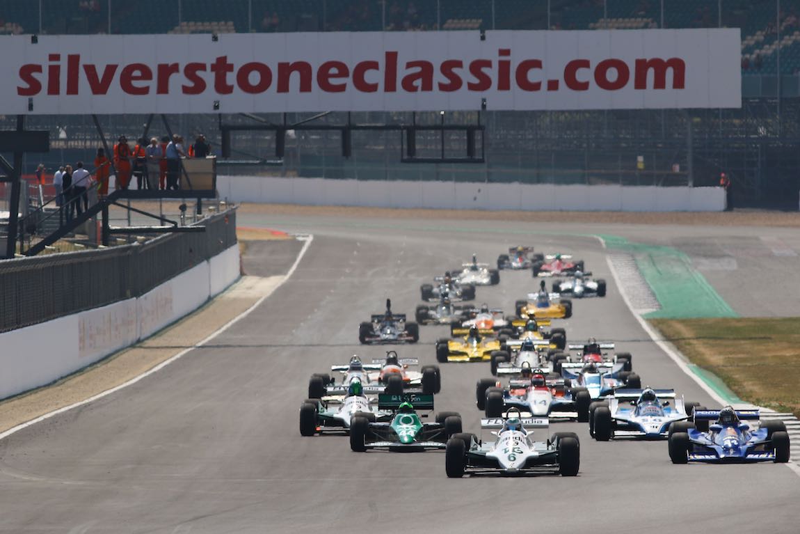 Start of the FIA Masters Historic Formula One