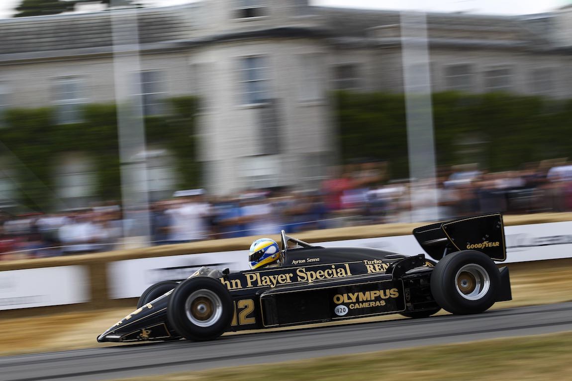 Chris Dinnage driving Lotus-Renault 97T - Goodwood Festival of Speed 2018