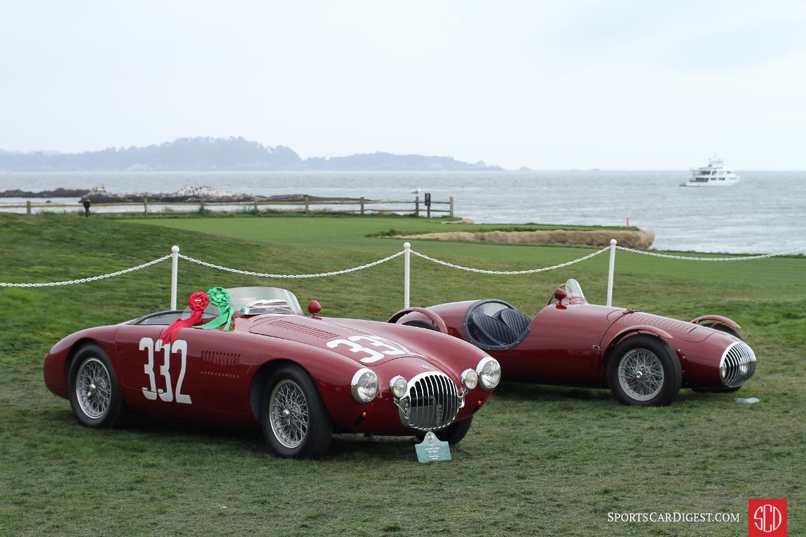 1954 OSCA 2000 S Frua Spider - this car’s first owner, Luigi Piotti, raced it extensively in Italy, including the Giro di Sicilia and the Mille Miglia.
