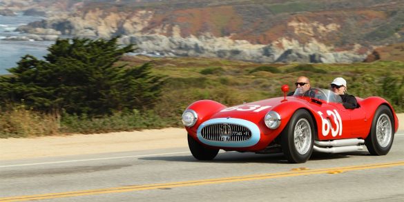 1955 Maserati A6GCS Frua Spyder first raced in the 1955 Mille Miglia, where it finished in twelfth place overall and third in class