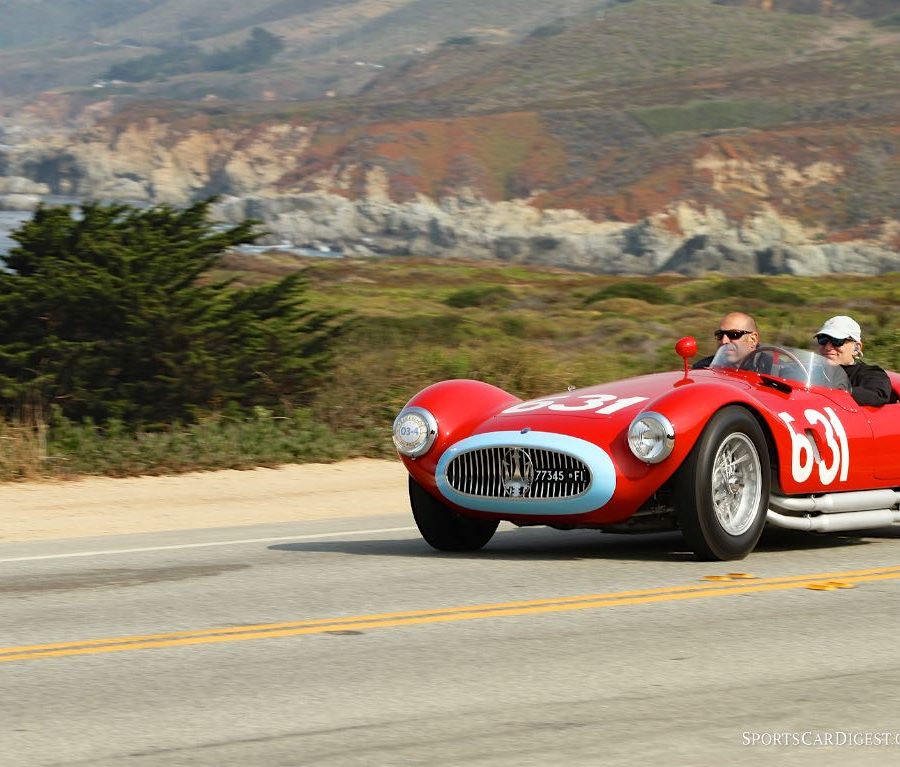 1955 Maserati A6GCS Frua Spyder first raced in the 1955 Mille Miglia, where it finished in twelfth place overall and third in class