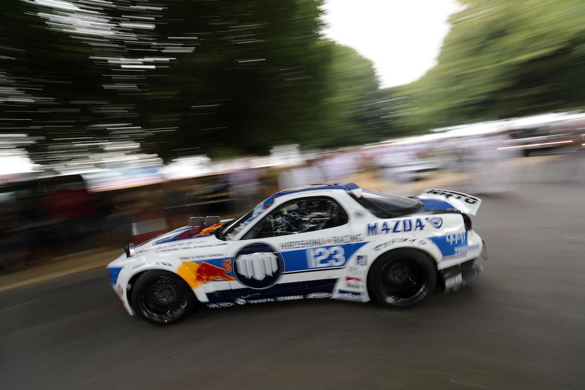 Mad Mike Whiddett Mazda RX-7 - Goodwood Festival of Speed 2018