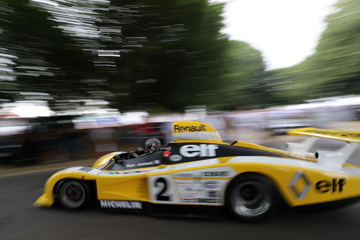 Richard Meaden and Renault Alpine A442B - Goodwood Festival of Speed 2018