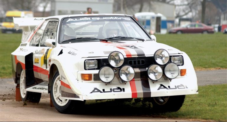Greatest Racecar? Audi Quattro Rally Car