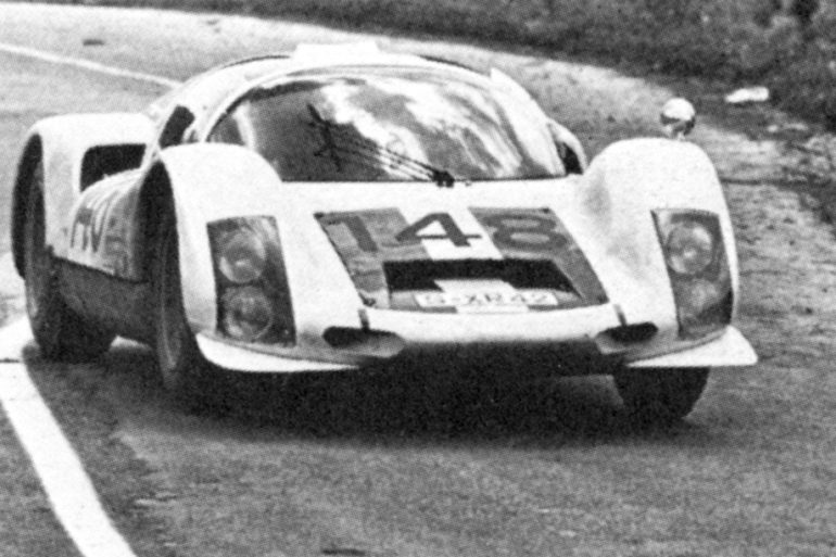 Mairesse and Muller win the Targa Florio driving a Porsche 906 (1966).