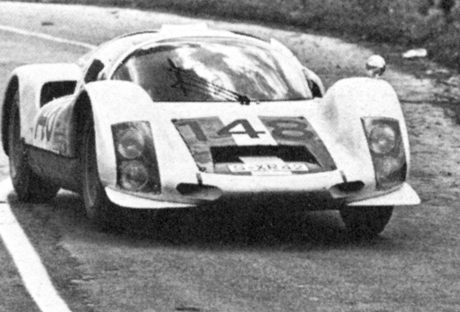 Mairesse and Muller win the Targa Florio driving a Porsche 906 (1966).