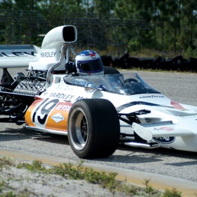 The ex-Peter Revson Yardley McLaren.
Photo: Chuck Andersen