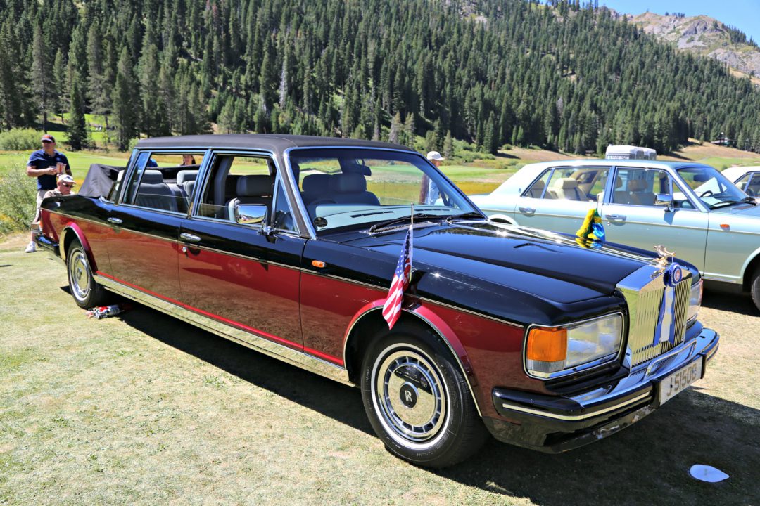 1989 Rolls-Royce Silver Spirit State Landaulette by Hooper, SAK-26441. John Ellison Jr.. 2018 Rolls-Royce Owners Club meet Squaw Valley. Steve Natale photo