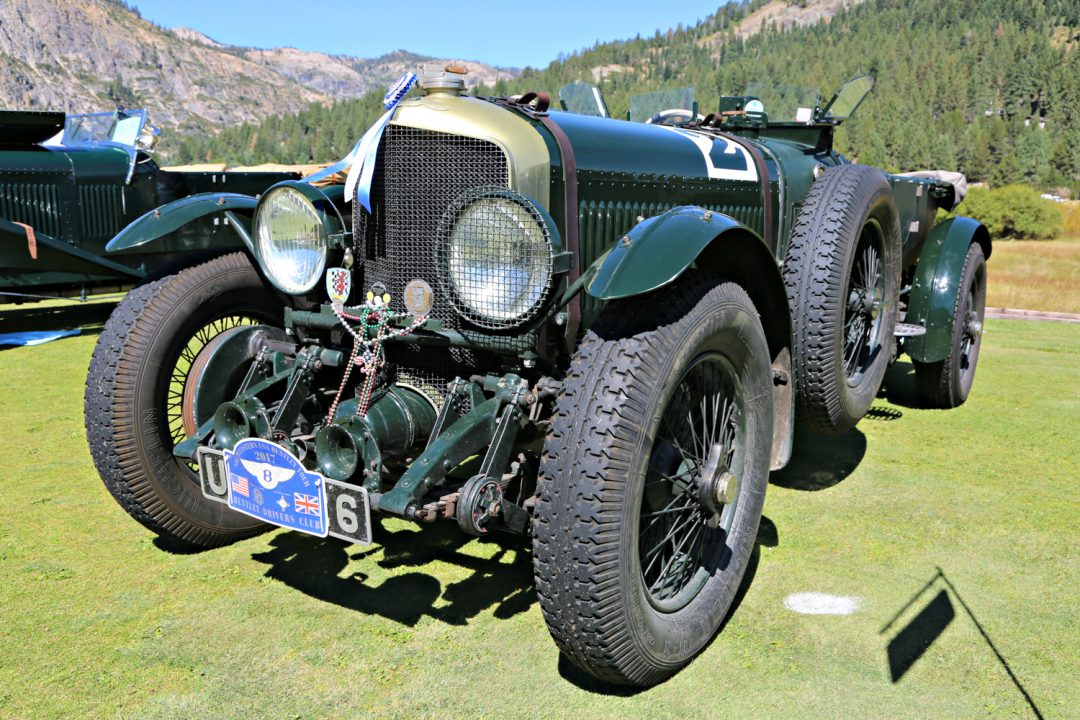 1929 Bentley 6 1/2 Litire, FR2645, by HJ Mulliner. Joe Harding. 2018 Rolls-Royce Owners Club meet Squaw Valley. Steve Natale photo