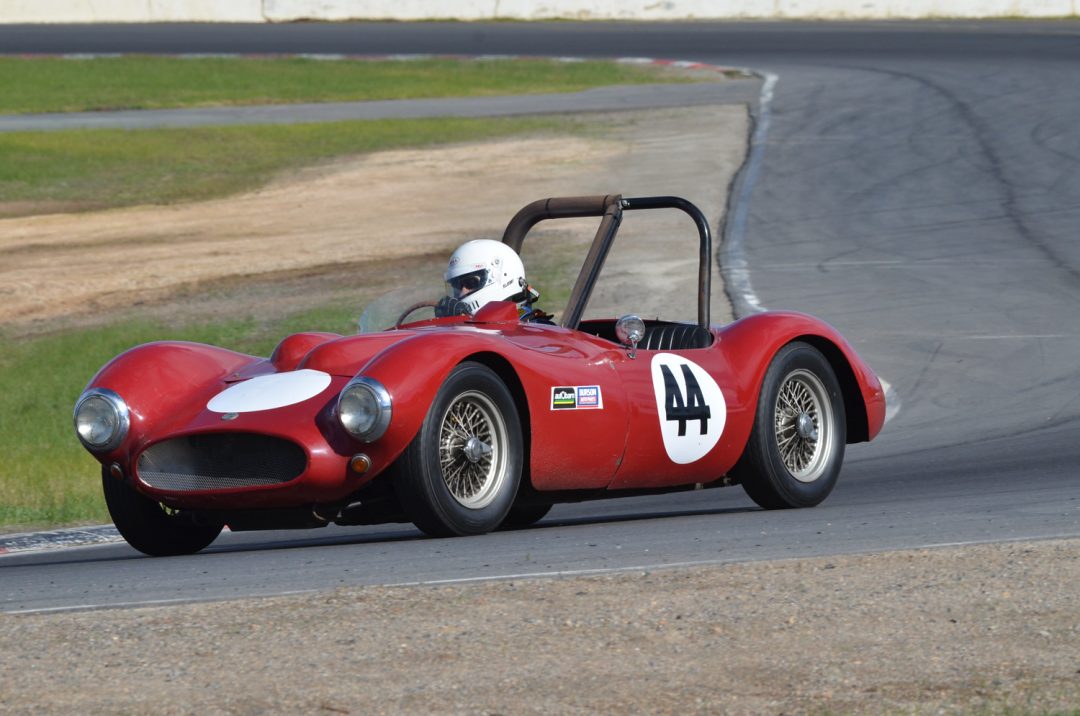 The 1966 Ausca TR driven by Ian Mawson.