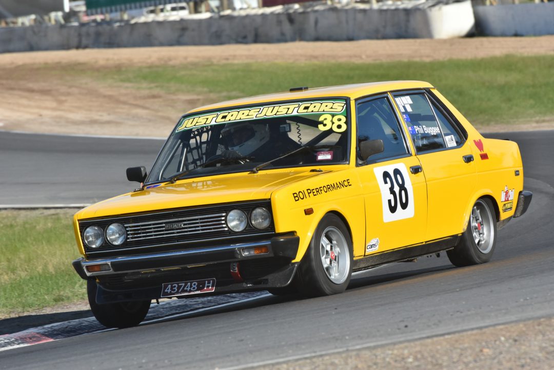 The 1975 Fiat 131 of Phil Buggee.