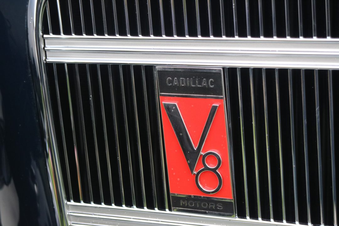 So Deco is this badge on Nicolas Bulgari's 1934 Cadillac Imperial Sedan