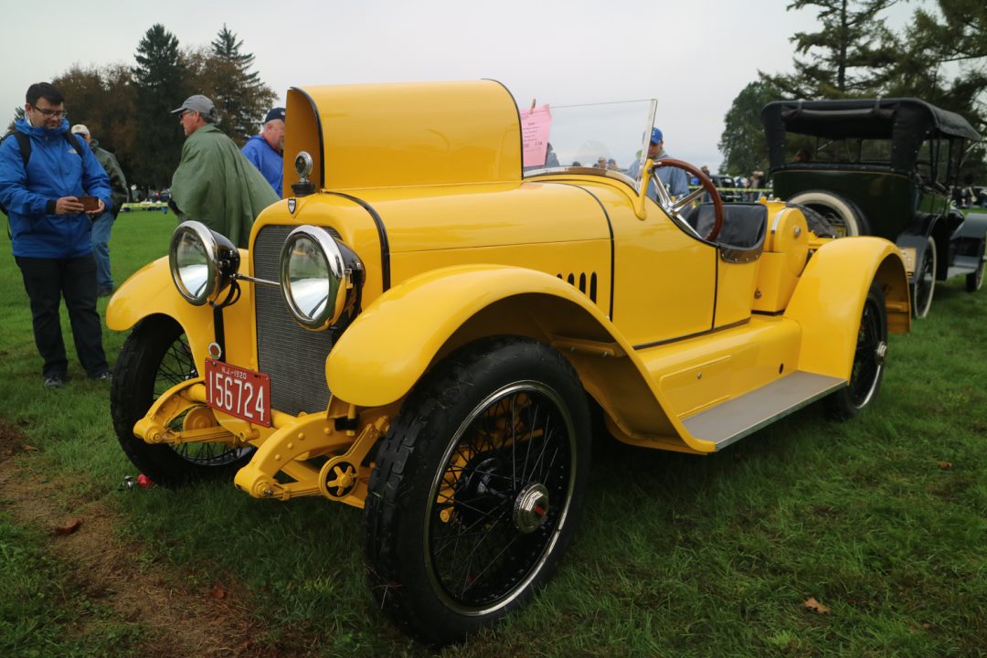 1920 Mercer Raceabout in yellow - too cool for words.
