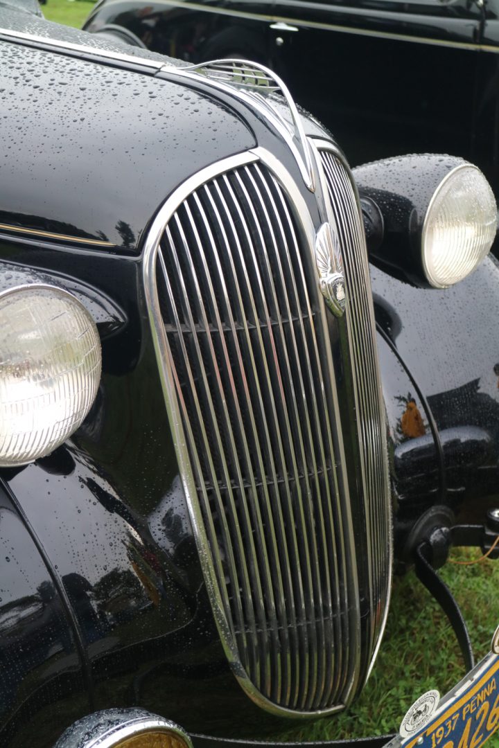 Waterfall grilles are just the best.  This one is on a 1937 Plymouth P4