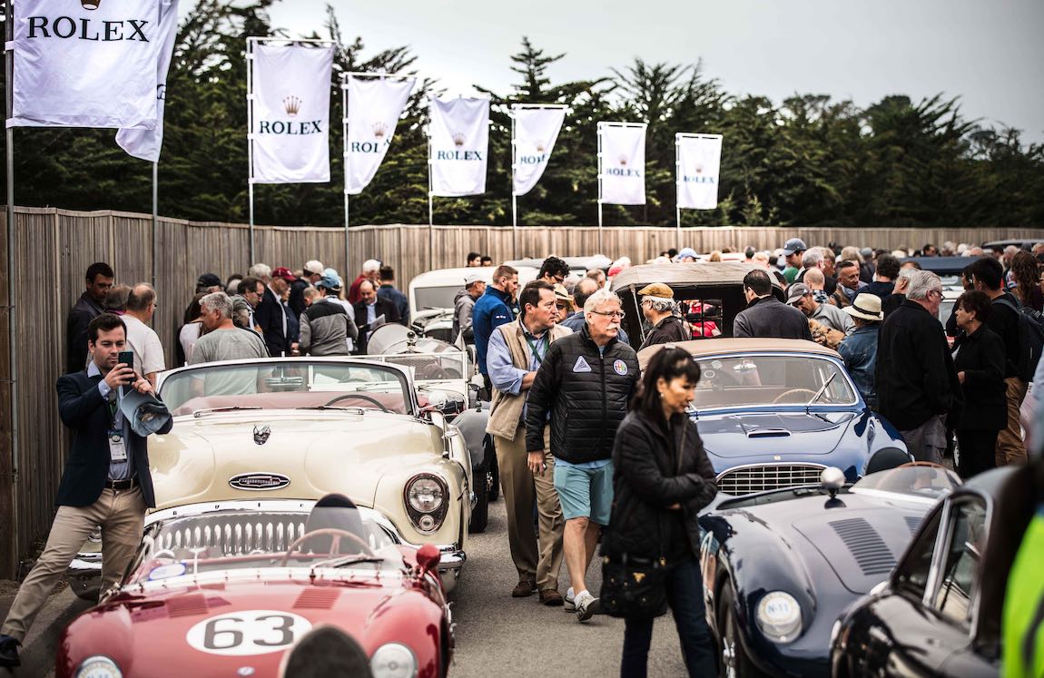 Ambiance at the Start of the Pebble Beach Tour d'Elegance presented by Rolex Tom O'Neal