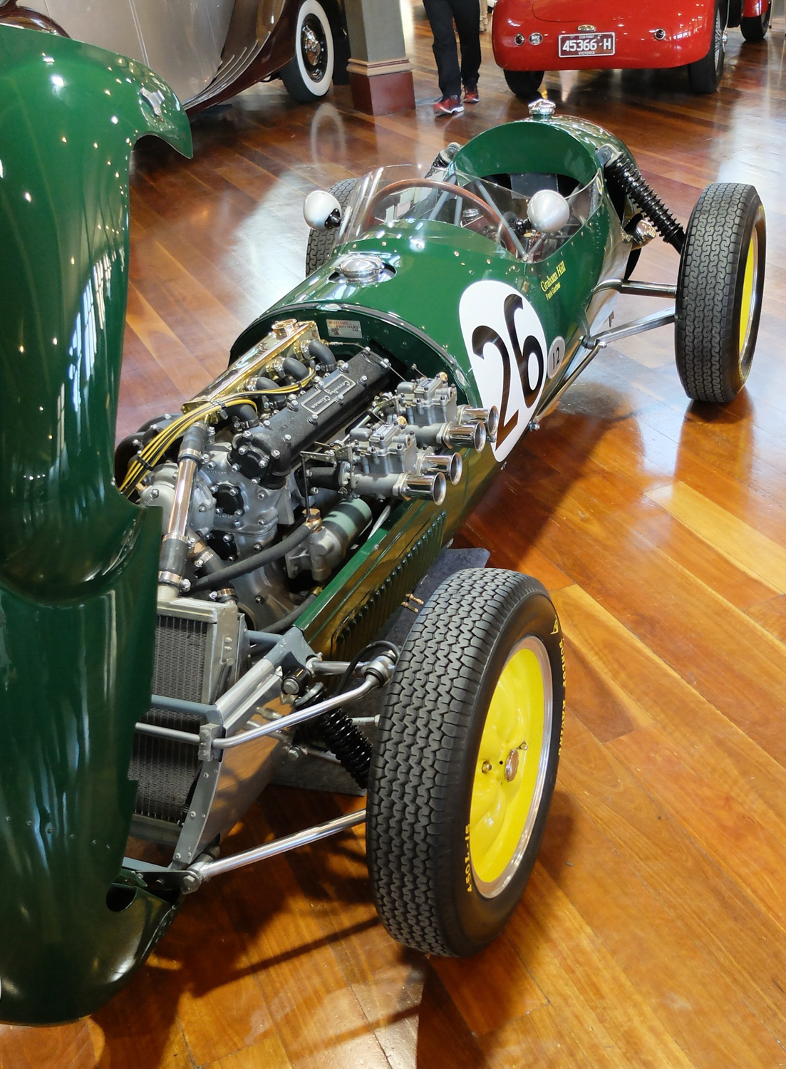 Ex-Graham Hill 1957 Lotus 12 in perfect concours condition.