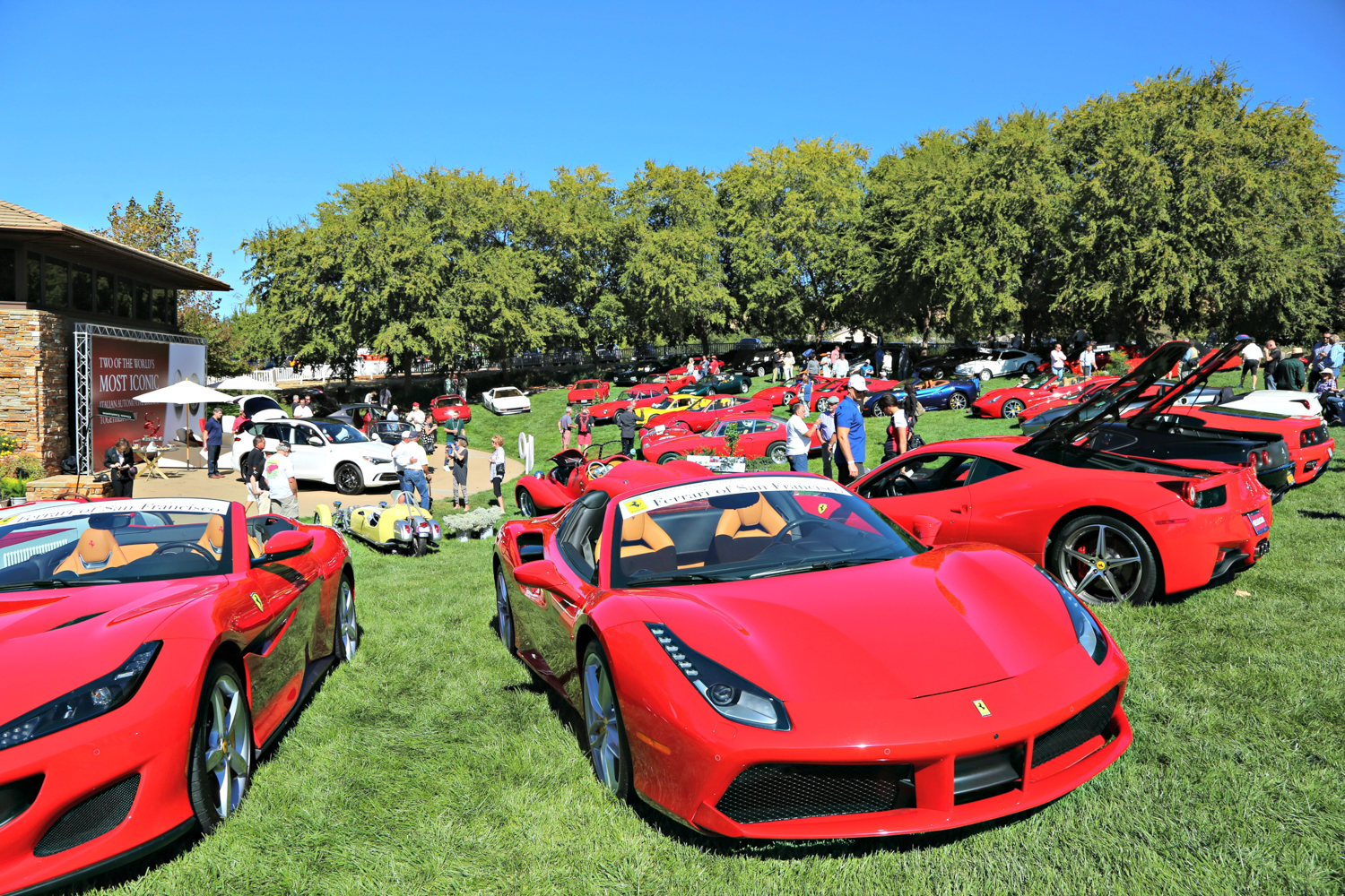 Italian cars were featured at the 2018 Niello Concours this year