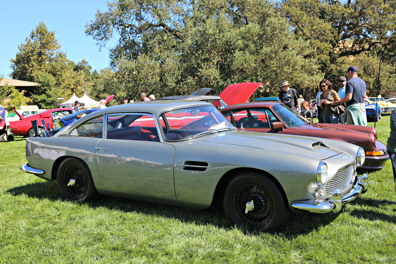 1960 Aston Martin DB4. Luxury Motorcars of Sacramento. Niello Concours 2018