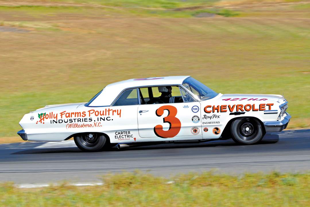 The 1963 NASCAR Chevy Impala of Jim Koehler.Photo: Jim Williams