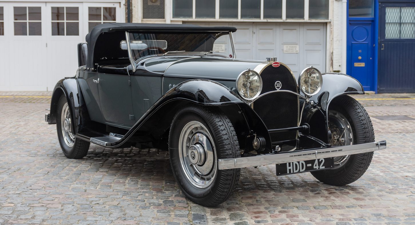 Vijf Stoffelijk overschot Aanpassing 1931 Bugatti Type 50