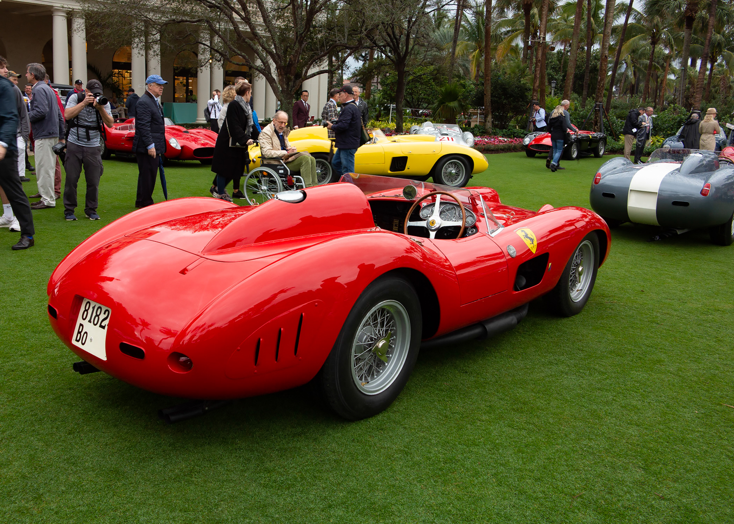 Cavallino 28   Concorso d'Eleganza
1957 Ferrari 335 Sport ser# 0674 Chuck Andersen