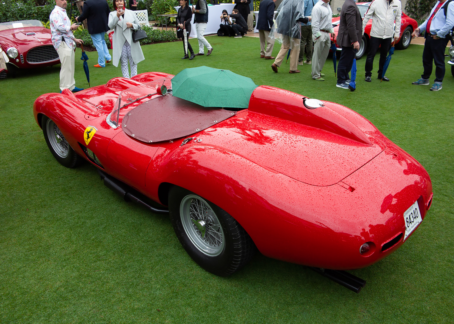Cavallino 28   Concorso d'Eleganza
1957 Ferrari 335 Sport ser# 0700 Chuck Andersen