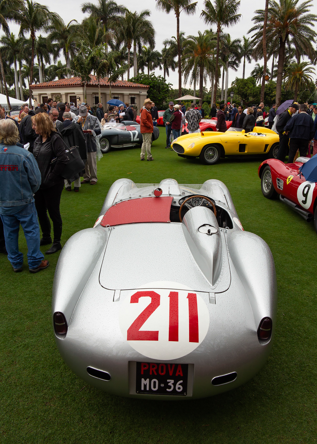 Cavallino 28   Concorso d'Eleganza
#211- 1955 Ferrari 410 Sport ser# 0596 Chuck Andersen