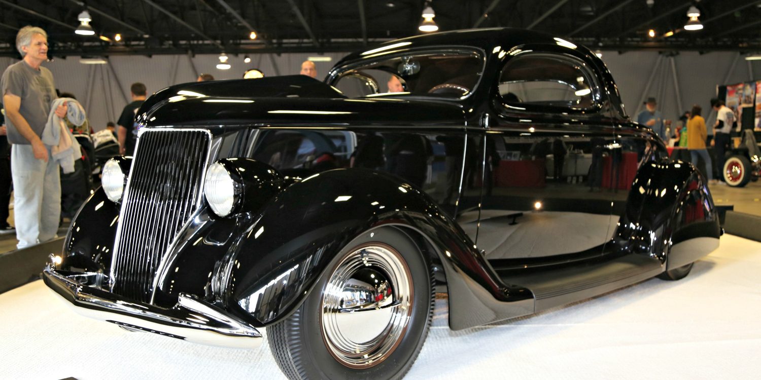 1936 Ford. Winner-Triple Gun Award of Excellence. West Coast Customs Outstanding Nostalgia Rod or Custom Award. Bryan Rusk