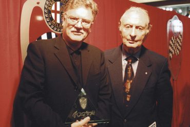 Ed McDonough (left) with Nino Vaccarella.