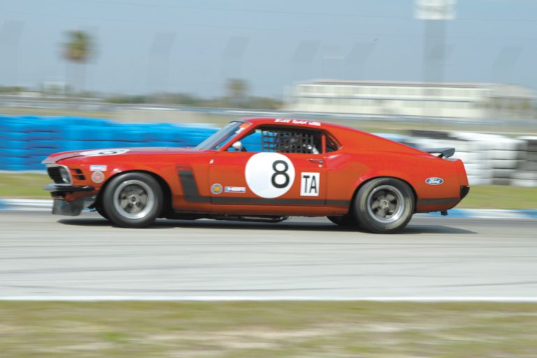 Bill Todd at the wheel of his 1969 Boss 302 Mustang.Photo: Chuck Andersen
