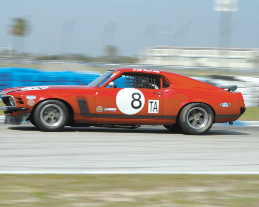 Bill Todd at the wheel of his 1969 Boss 302 Mustang.Photo: Chuck Andersen