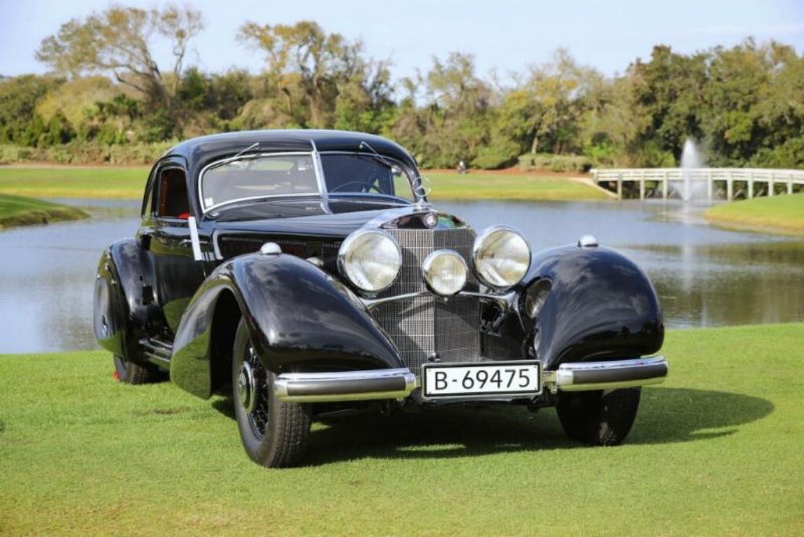 1938 Mercedes-Benz 540K Autobahn-Kurier, Best of Show Concours d’Elegance at the 2019 Amelia Island Concours