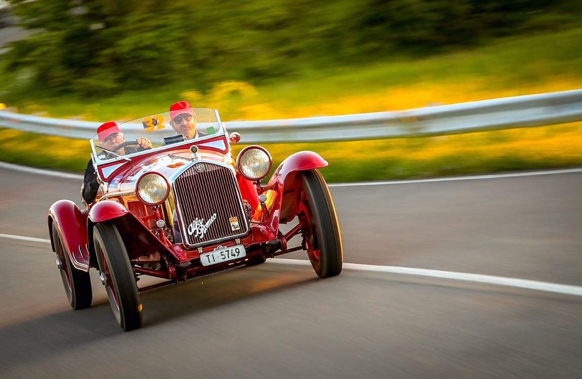 Axel Marx CH and Fabrizio Buonamassa I - 1932 Alfa Romeo 6C 1750 GS