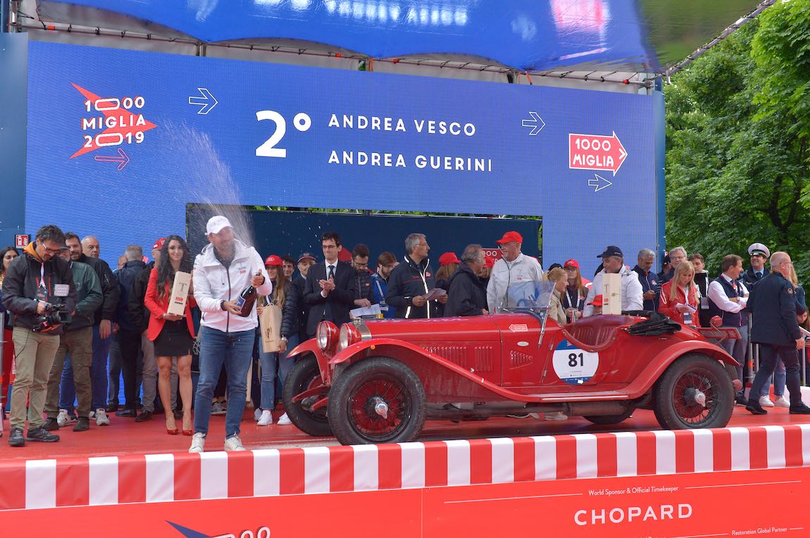 Second Place Overall - Andrea Vesco I Andrea Guerini I ALFA ROMEO 6C 1750 SS ZAGATO 1929