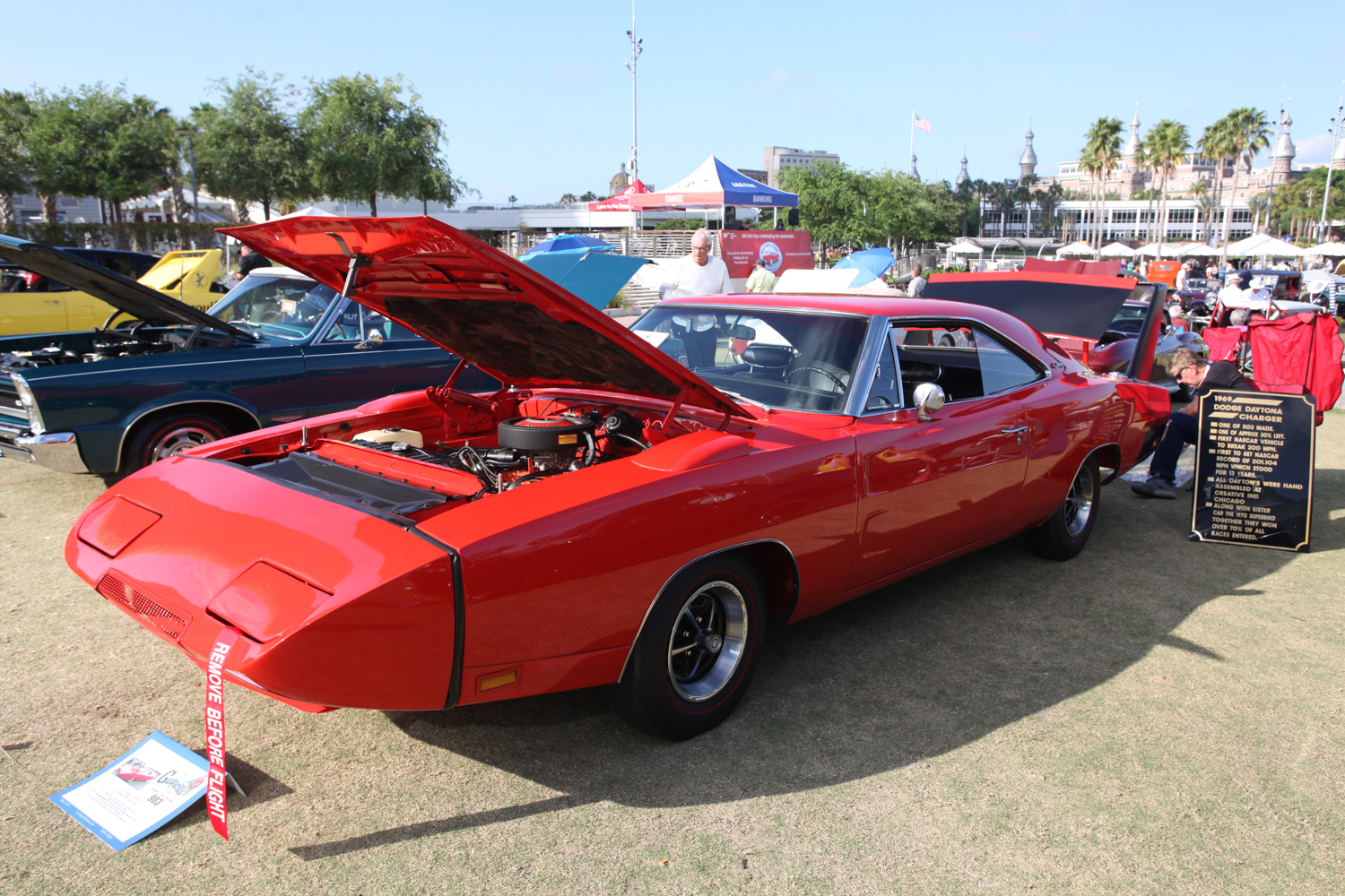 Unusual to see a '69 Dodge Daytona.  Superbirds seem to be more numerous.