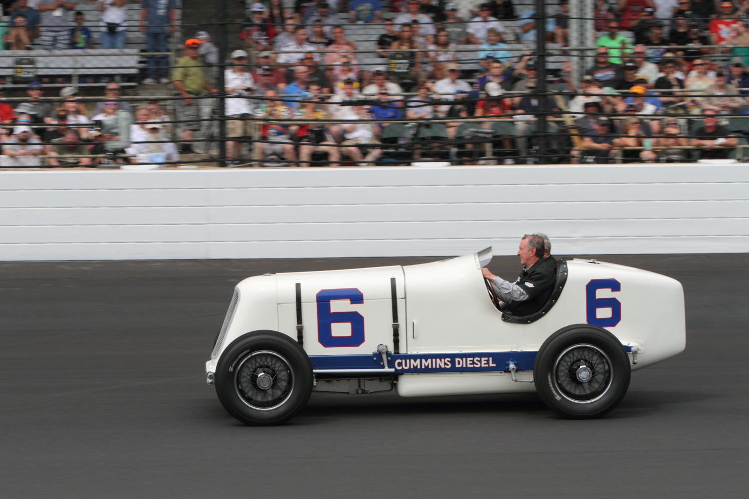 2019 Indy 500,5/26/19 Historic car laps Eric Drumwright