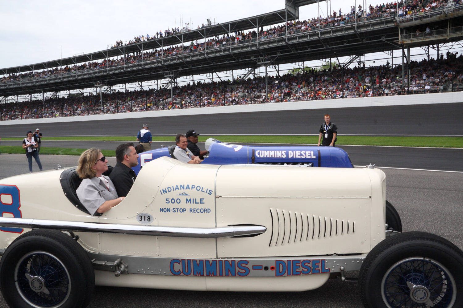 2019 Indy 500,5/26/19 Historic car laps Eric Drumwright
