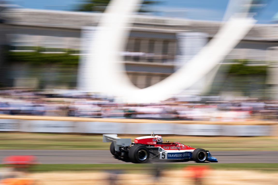 Katsuaki Kubota’s ex-Ronnie Peterson March 761 Grand Prix winner, 2019 Goodwood Festival of Speed (photo: Nick Dungan)