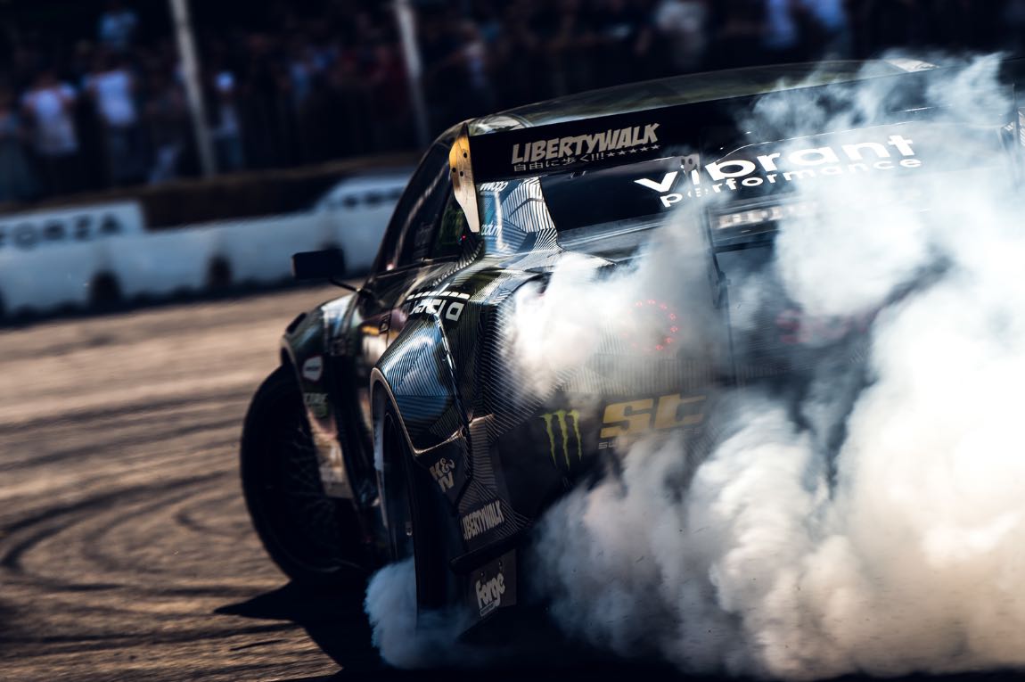 Drifting at the 2019 Goodwood Festival of Speed (credit: Jayson Fong) Jayson Fong